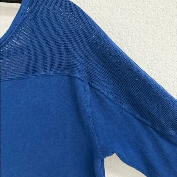 We The Free Royal Blue 3/4 Sleeve Tee - Picture 3 of 6